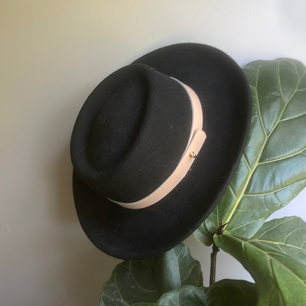 Gigi Pip Black Rancher Style Hat - image 1